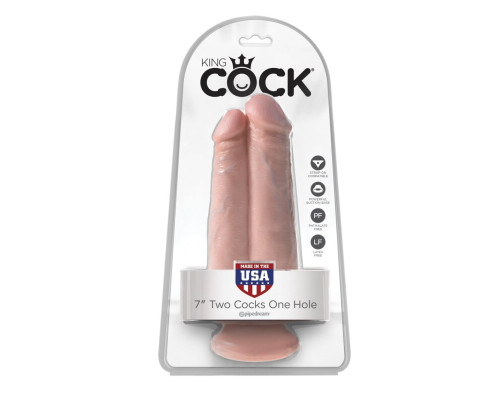 Фаллоимитатор Two Cocks One Hole 20
