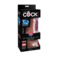 Фаллоимитатор King Cock Triple Density 17 Dark
