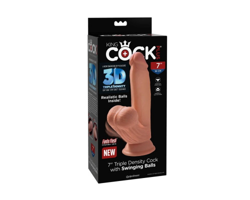 Фалоімітатор King Cock Triple Density 21