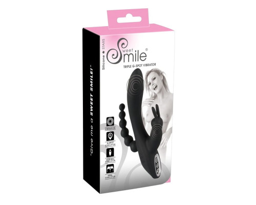 Вибратор-кролик Triple G-Spot Black 20