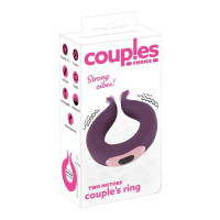 Вибратор-кольцо Two Motors Couple Rings Purple