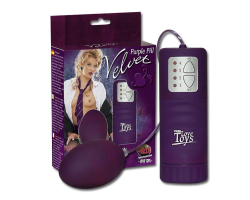 Віброяйце Velvet Purple 5