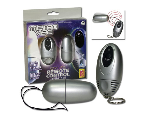 Виброяйцо Metro Vibe Silver