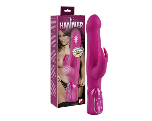 Вібратор-кролик The Hammer Pink 30