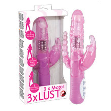 Вібратор-кролик 3xLust Pink 22