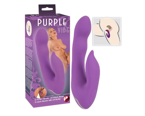 Вибратор-кролик Purple Vibe 20