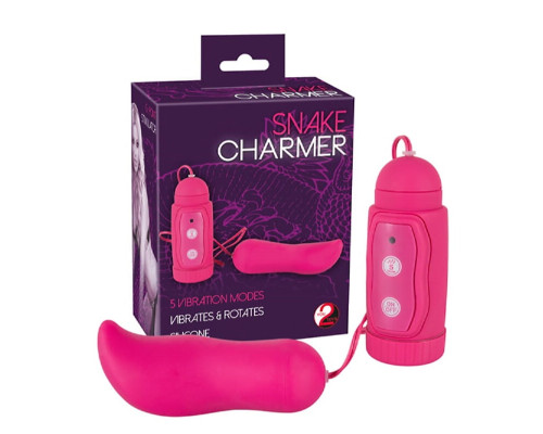 Мини-вибратор Snake Charmer Pink 10