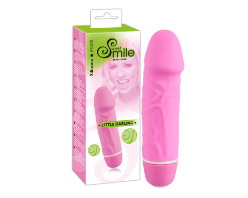 Мини-вибратор Little Darling Pink 12
