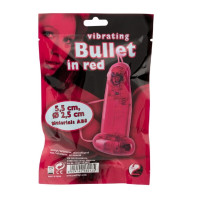 Вибропуля Bullet In Red 5