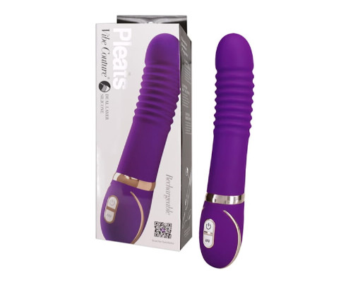 Вібратор Pleats Purple 22