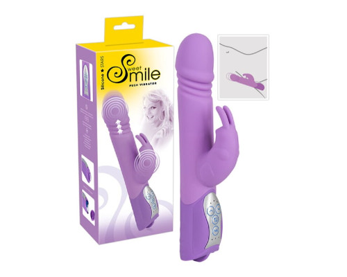 Вибратор-кролик Push Vibrator Purple 25