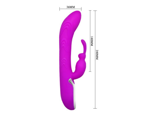 Вибратор-кролик Hot Fuchsia 24