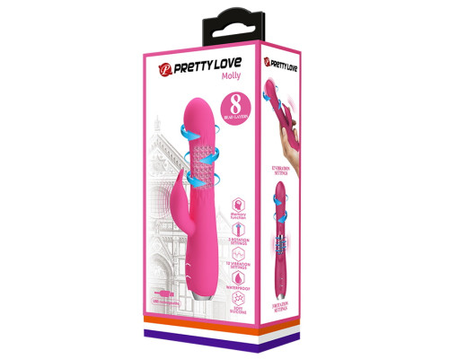 Вибратор-кролик Molly Pink 20