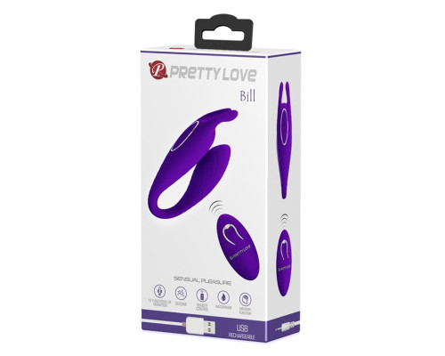 Вібратор-кролик Bill Purple 11