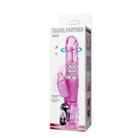 Вибратор-кролик Travel Partner Pink 27