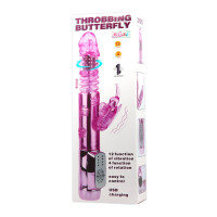 Вибратор-бабочка Throbbing Butterfly Pink 24