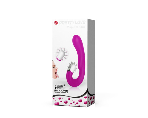 Вибратор Magic Tonque Pink 19
