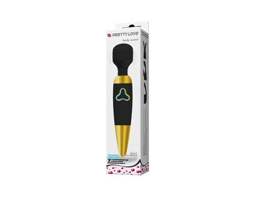 Вібратор-масажер Wand 2 Black Gold 25