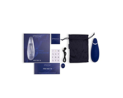 Вибратор Womanizer Premium 2 Blue 15